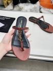 Design Brand YSL High Quality Women Genunie Leather Soles Slippers Sandals H307