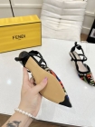 Design Brand F High Quality Women Genuine Leather High Heels 4CM G108 2024