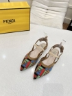 Design Brand F High Quality Women Genuine Leather Flats Sandals G108 2024