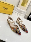 Design Brand F High Quality Women Genuine Leather Flats Sandals G108 2024