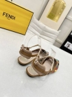 Design Brand F High Quality Women Genuine Leather Flats Sandals G108 2024