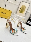 Design Brand F High Quality Women Genuine Leather High Heels G108 2024