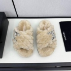 Design Brand C High Quality Women Wool Sandals Winter G108 2024