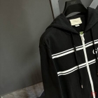 Design Brand G High Quality Men Zipper Hoodies Black Navy Euro Size D1908 2024