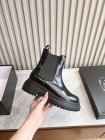 Designer Brand P High Quality Women Calfskin Leather Ankle Boots Genuine Leather Insole G108 2024FW