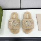 Designer Brand G High Quality Women Wool Slippers G108 2024FW