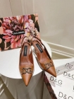 Designer Brand DG High Quality Women High Heels 10CM or 6.5cm Black or Brown Genuine Leather G108 2024FW