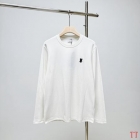 Designer Brand B High Quality Men Long Sleeves Cotton Tshirts D1908 2024FW