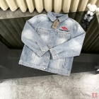 Designer Brand BAL High Quality Men and Women Denim Jackets Length 71-77cm Shoulder 50-56cm Euro Size D1908 2024FW