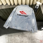 Designer Brand BAL High Quality Men and Women Denim Jackets Length 71-77cm Shoulder 50-56cm Euro Size D1908 2024FW