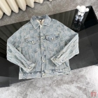 Designer Brand L High Quality Men and Women Denim Jacket Euro Size D1908 2024FW