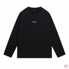 Design Brand Bal High Quality Men Long Sleeves Tshirts Euro Size D1910 2024FW