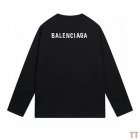 Design Brand Bal High Quality Men Long Sleeves Tshirts Euro Size D1910 2024FW