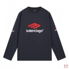 Design Brand Bal High Quality Men Long Sleeves Tshirts Euro Size D1910 2024FW