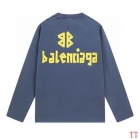 Design Brand Bal High Quality Men Long Sleeves Tshirts Euro Size D1910 2024FW