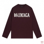 Design Brand Bal High Quality Men Long Sleeves Tshirts Euro Size D1910 2024FW