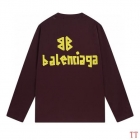 Design Brand Bal High Quality Men Long Sleeves Tshirts Euro Size D1910 2024FW