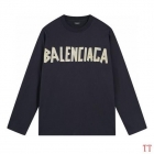 Design Brand Bal High Quality Men Long Sleeves Tshirts Euro Size D1910 2024FW