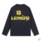 Design Brand Bal High Quality Men Long Sleeves Tshirts Euro Size D1910 2024FW