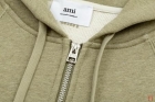 Design Brand AMI High Quality Men Zip Hoodies Euro Size D1910 2024FW