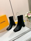 Design Brand L Original Quality Women 6 inches Genuine Leather Boots 5.5cm Heels G110 2024FW