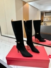 Design Brand Val Original Quality Women Boots 8cm Heels Genuine Leather Inside Calfskin G110 2024FW