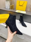 Design Brand F Original Quality Women Boots Genuine Leather Inside Sheepskin 8.5CM G110 2024FW