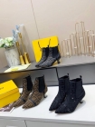 Design Brand F Original Quality Women Boots Genuine Leather Inside Sheepskin 8.5CM G110 2024FW