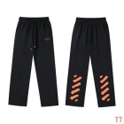 Design Brand OW High Quality Men Sweat Pants Euro Size D1912 2024FW