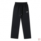 Design Brand OW High Quality Men Sweat Pants Euro Size D1912 2024FW