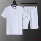 Design Brand F High Quality Men Track Suits of Short Sleeves Polo Shirts and Shorts E801 2025ss