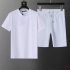 Design Brand L High Quality Men Track Suits of Short Sleeves Polo Shirts and Shorts E801 2025ss